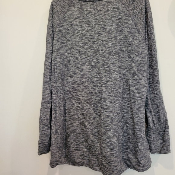 Danskin Extra Large Cotton Knit Scoop Neck LS Sweater Pockets - Picture 2 of 9